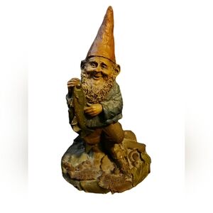 Vintage Tom Clark‎ Cairn Studios 1985 Garden Gnome Figurine Troutman 7.25 inches